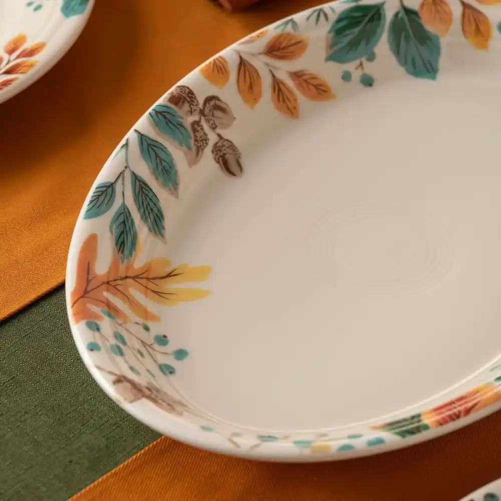 Alternative view of Fiesta® 13.6" Large Oval Serving Platter | Autumn Fields