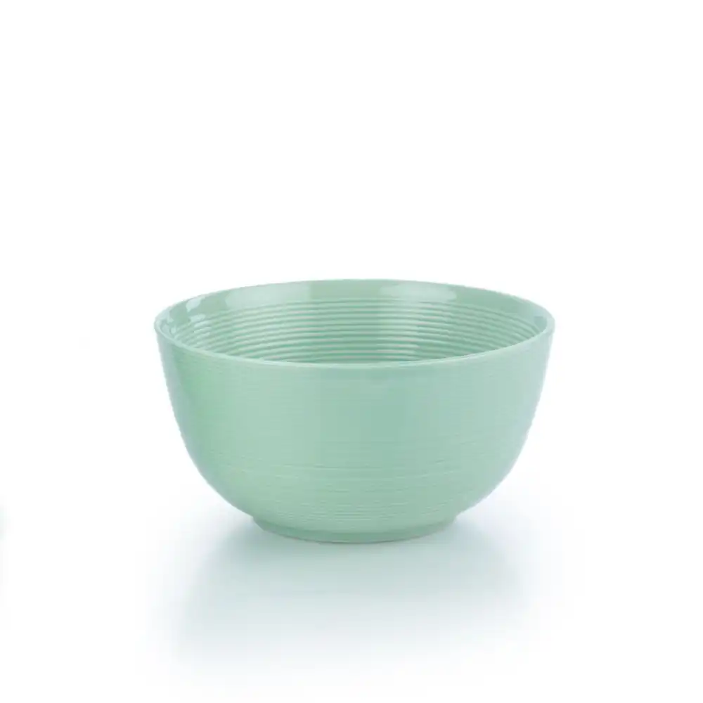 Alternative view of Everything Kitchens Colorful Glazed 6" 26oz Bowls (Set of 4) | Light Green