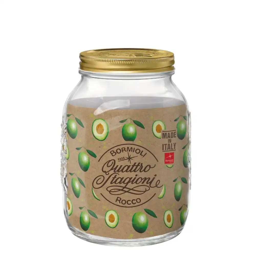 Bormioli Rocco Quattro Stagioni Wide Mouth Canning Jar | 101oz