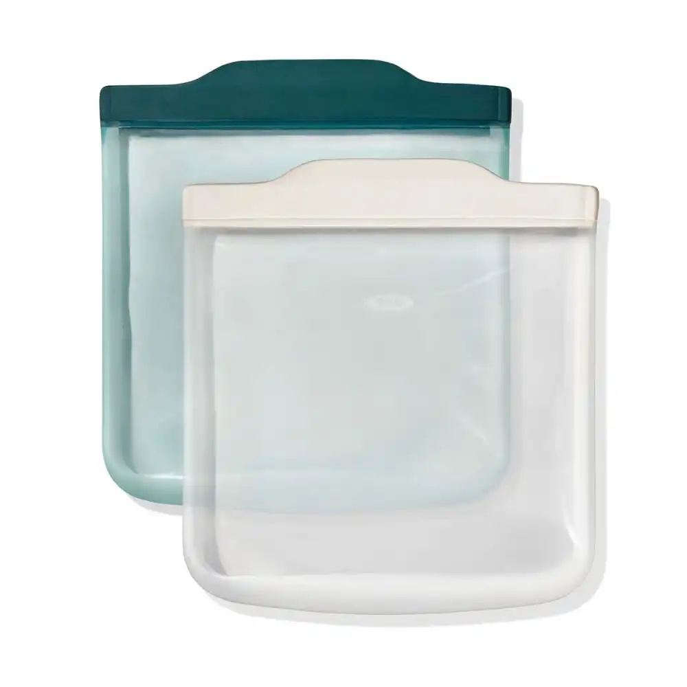 Alternative view of OXO Good Grips Silicone Reusable Bags 4-Piece Lunch Set | Oat and Lagoon