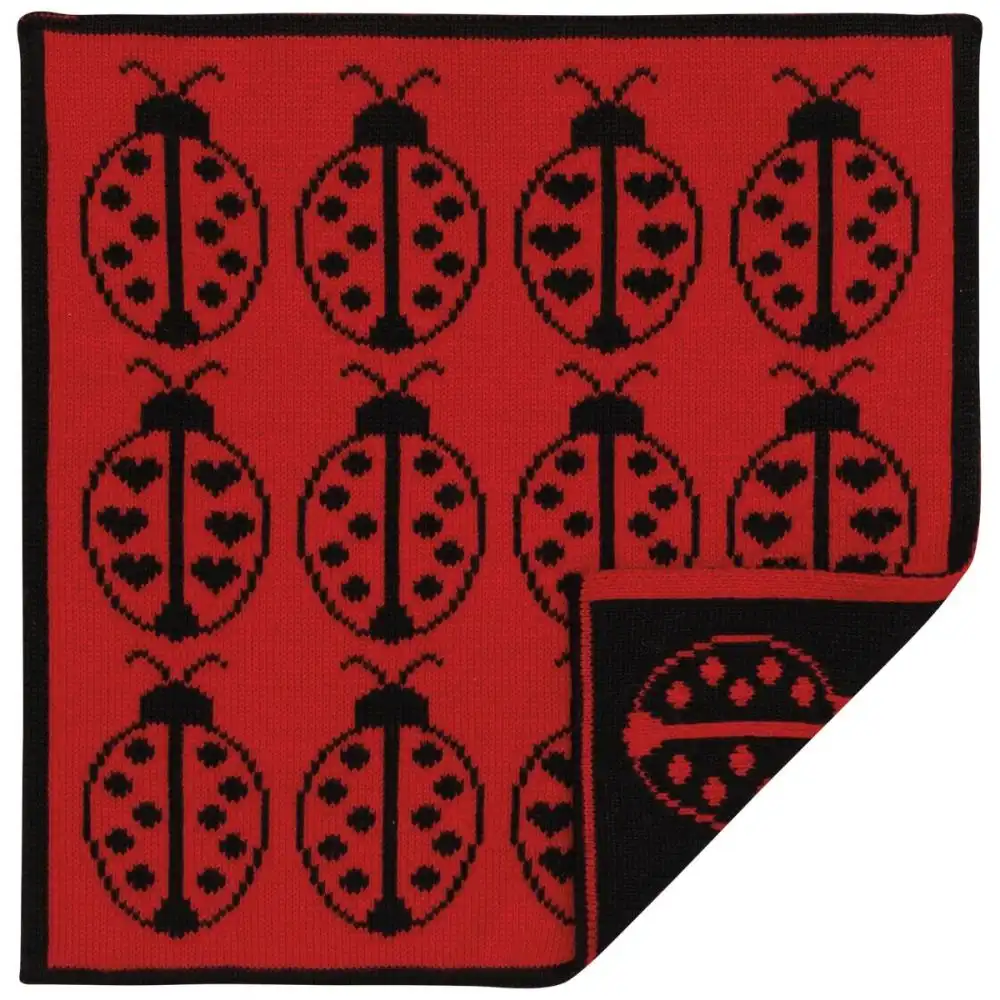 Alternative view of Danica Jubilee Knit Dishcloths (Set of 3) | Ladybugs
