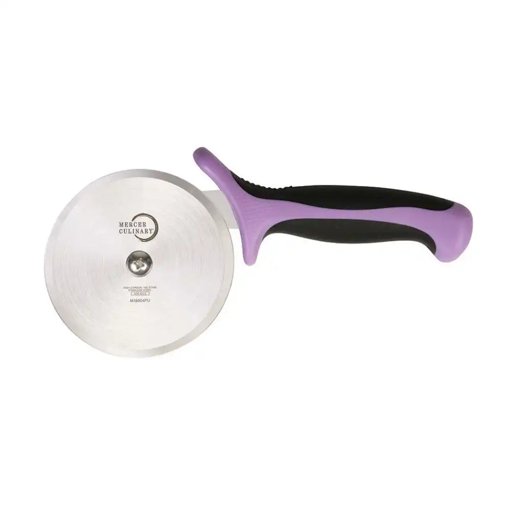 Mercer Millennia 4" Pizza Cutter w/ Purple Handle (Commercial)