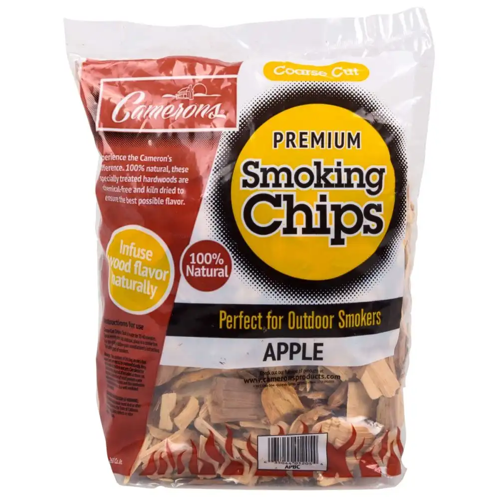 Camerons 2lb Outdoor BBQ Wood Chips Bag | Apple