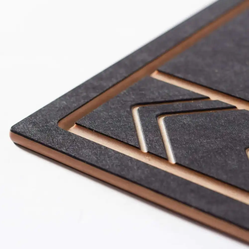 Alternative view of Epicurean Frank Lloyd Wright Collection Small Cut & Serve Board | Slate & Natural