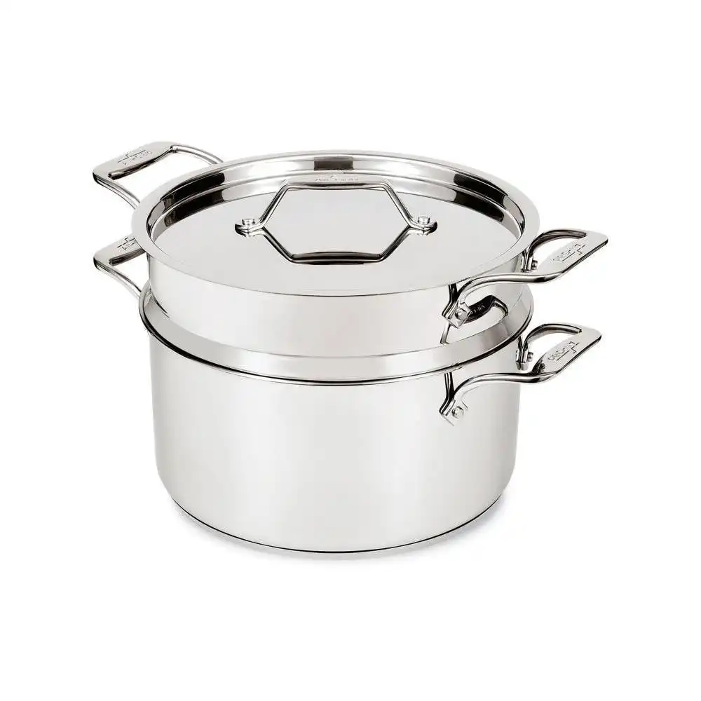 All-Clad Simply Strain Stainless Steel Multi-Pot with Insert | 8-Quart