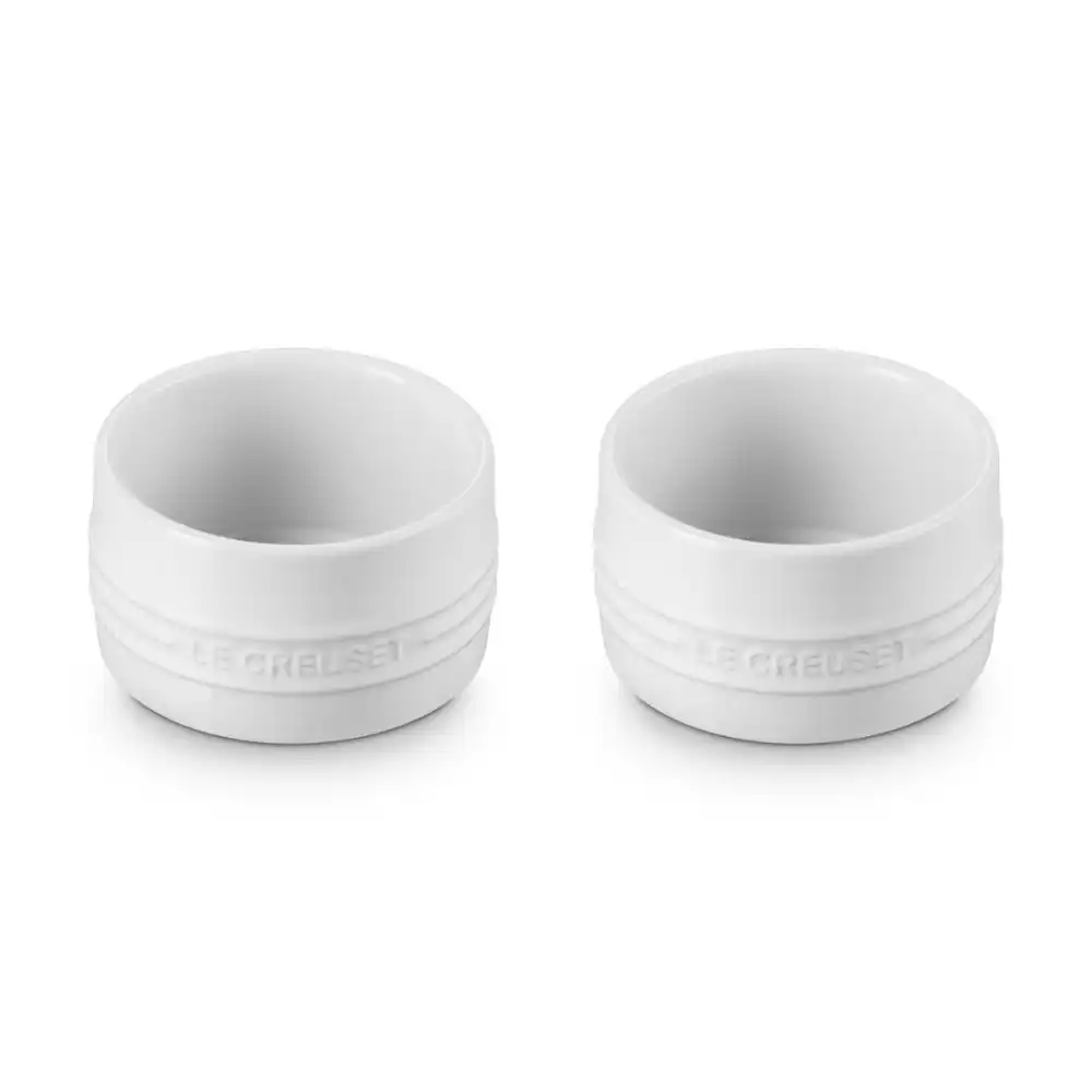 Alternative view of Le Creuset 7oz Straight Walled Ramekins (Set of 2) | White