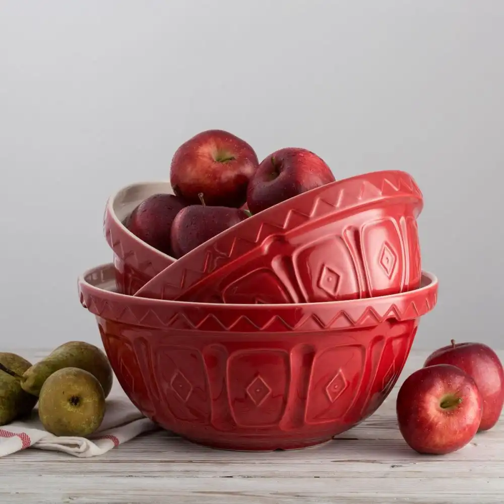 Alternative view of Mason Cash Color Mix S24 (2.15 Qt) Mixing Bowl | Red