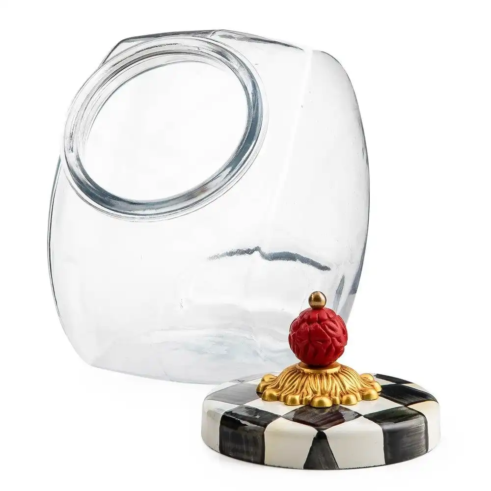 Alternative view of MacKenzie-Childs Sweets Jar with Courtly Check Lid
