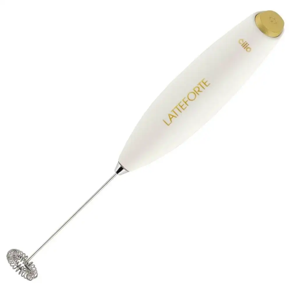 Alternative view of Frieling Cilio Latteforte Milk Frother with Stainless Steel Stand | White