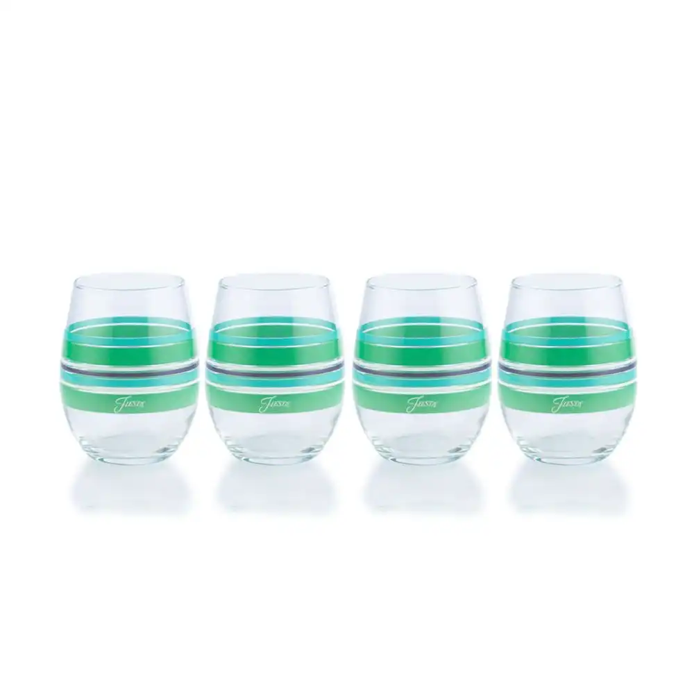 Fiesta® 15oz Stemless Glassware (Set of 4) | Farmhouse Chic