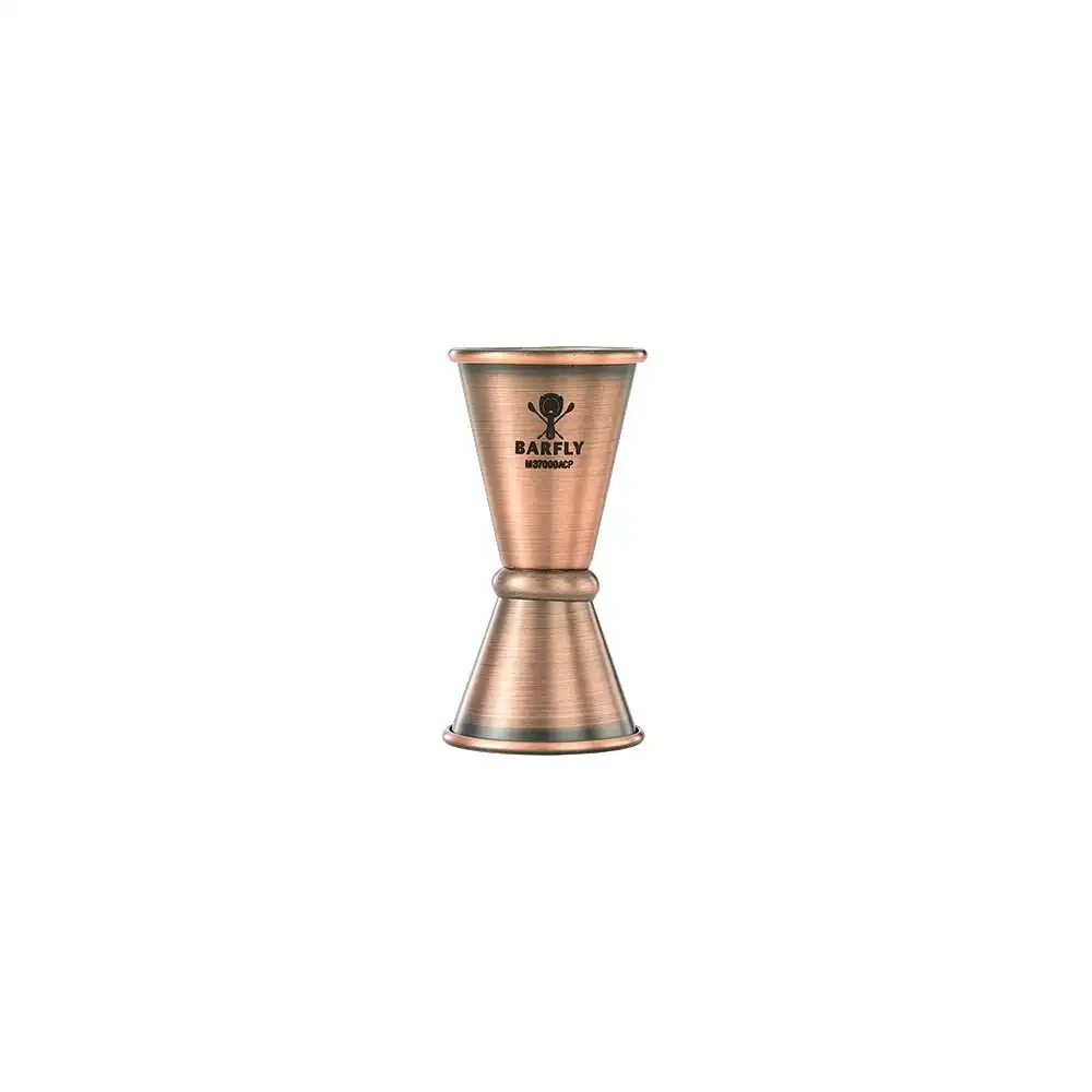 Mercer Barfly 0.5oz x 0.75oz Japanese Style Jigger | Antique Copper