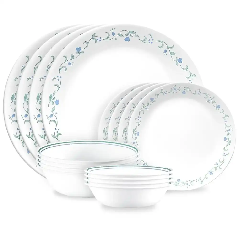 Corelle 16-Piece Mugless Dinnerware Set | Country Cottage