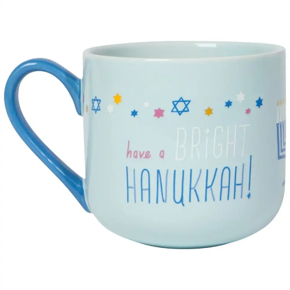 Alternative view of Danica Jubilee Bright Mug and Dishtowel Set | Hanukkah