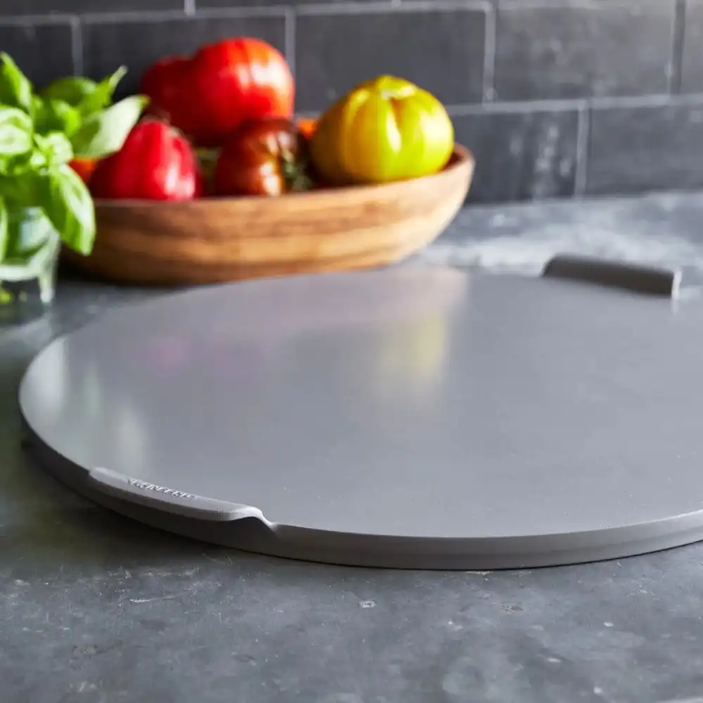 Alternative view of GreenPan Premiere Ovenware Ceramic Nonstick 16.5" Round Pizza Baker | Gray
