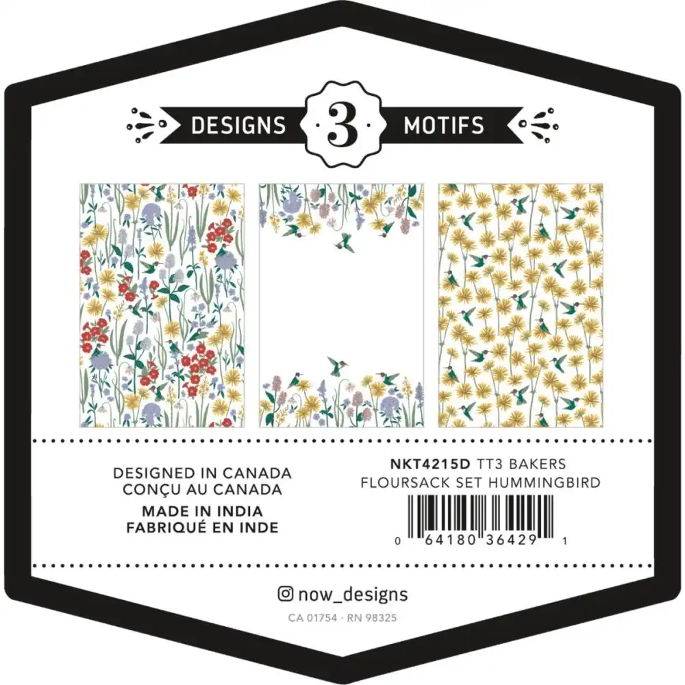Alternative view of Now Designs by Danica Baker's Floursack Dishtowels (Set of 3) | Hummingbird