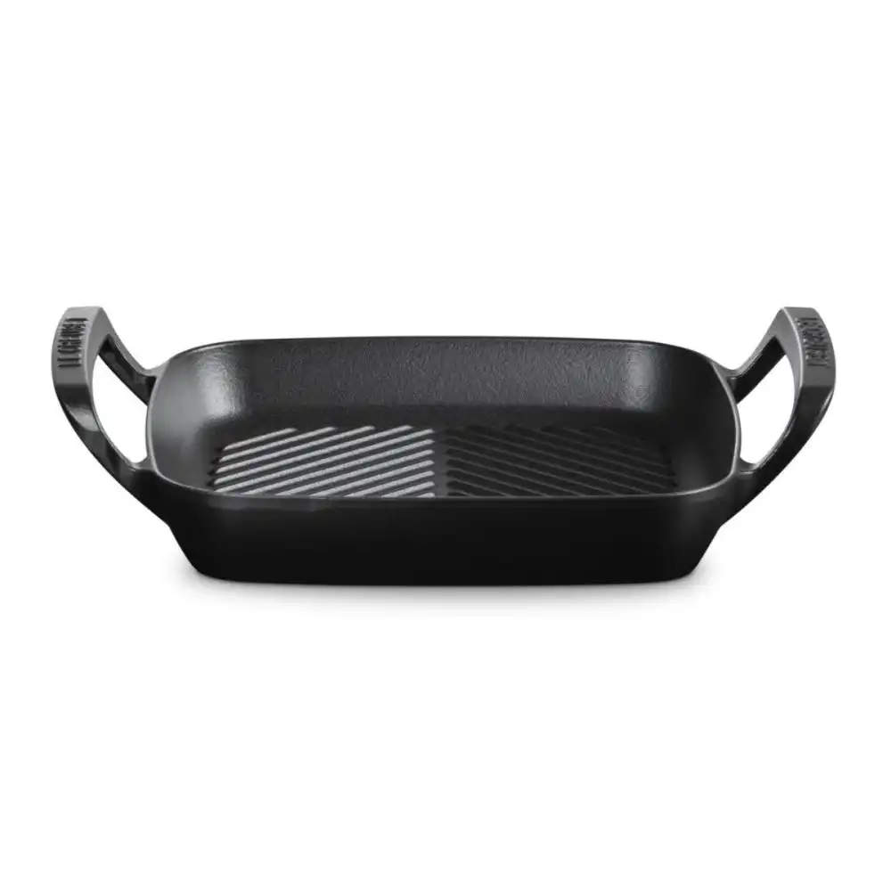 Le Creuset Alpine Collection 10.25" Square Grill Pan | Matte Black