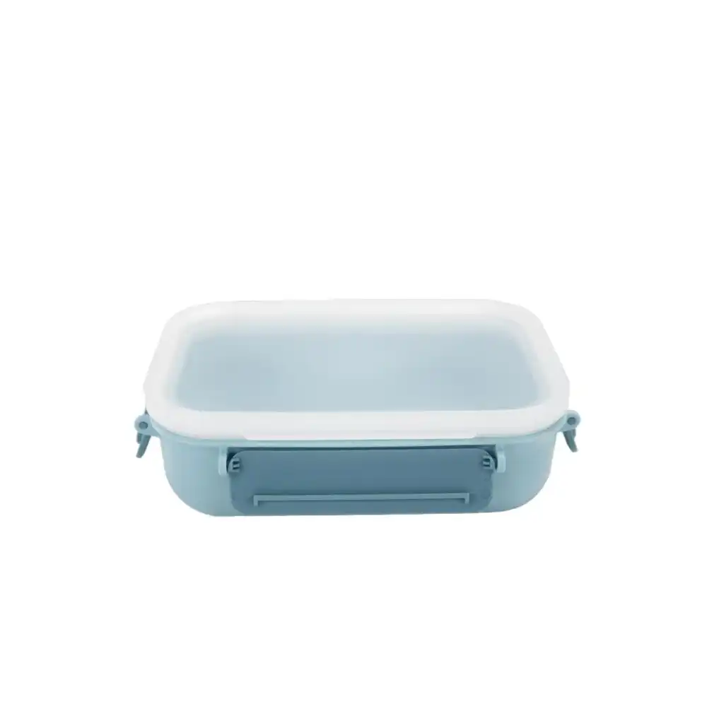 Alternative view of Click Clack 0.6 Quart Daily Food Storage Container | Blue