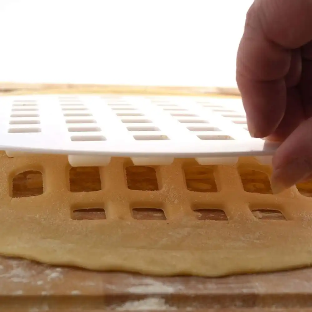 Alternative view of Norpro 10" Lattice Pie Top Cutter  - Pie Baking Tool