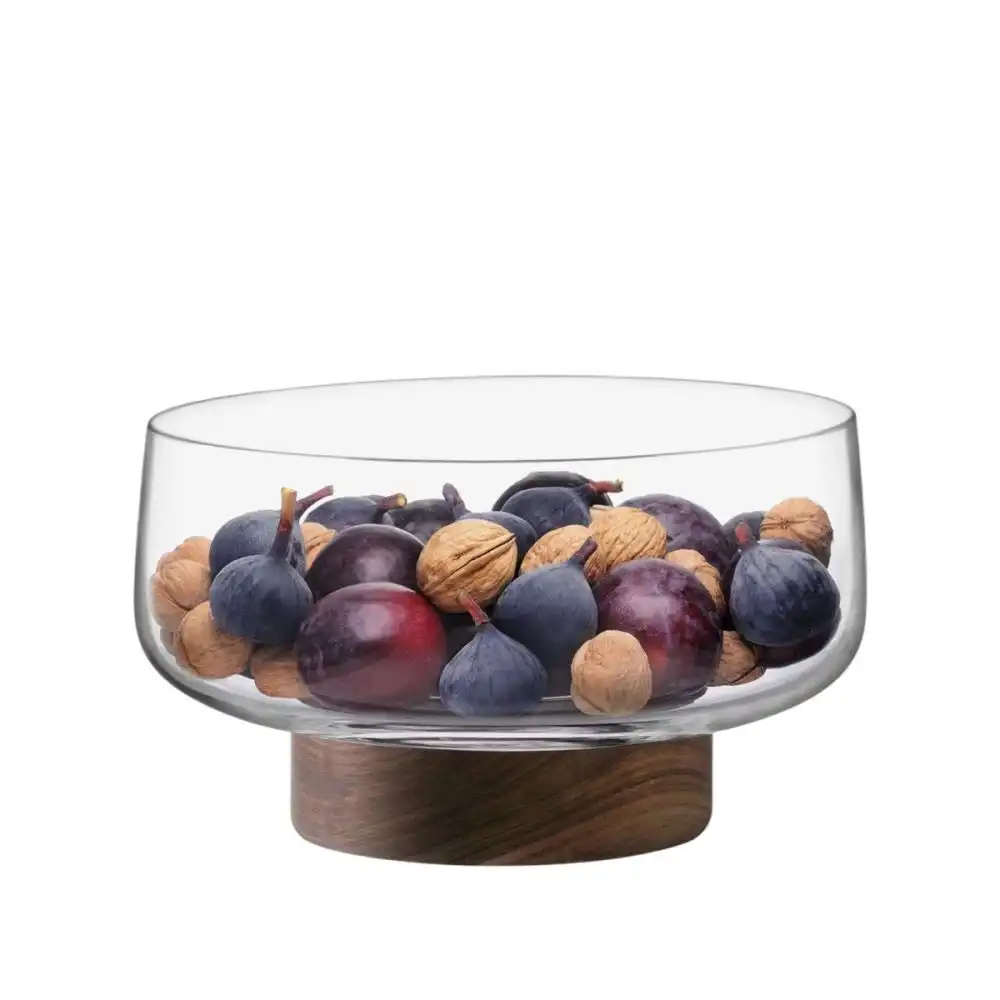 Alternative view of LSA City Bowl & Walnut Base | Clear