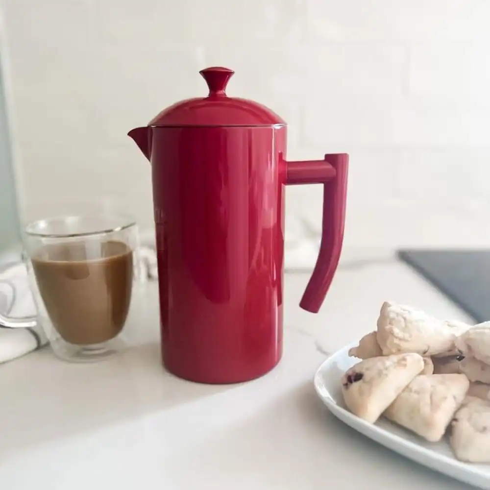 Alternative view of Frieling 34oz Stainless Steel French Press | Shiraz Red