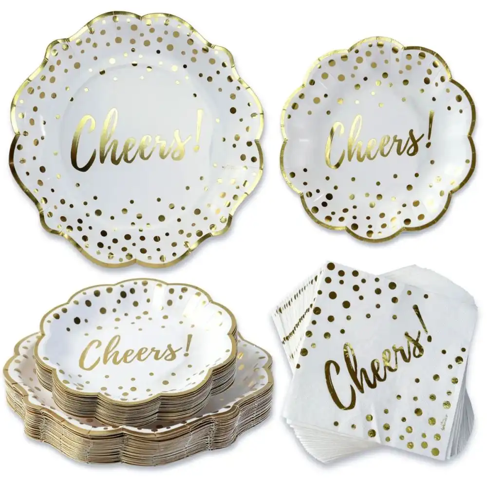 Kate Aspen Cheers 72-Piece Party Tableware Set