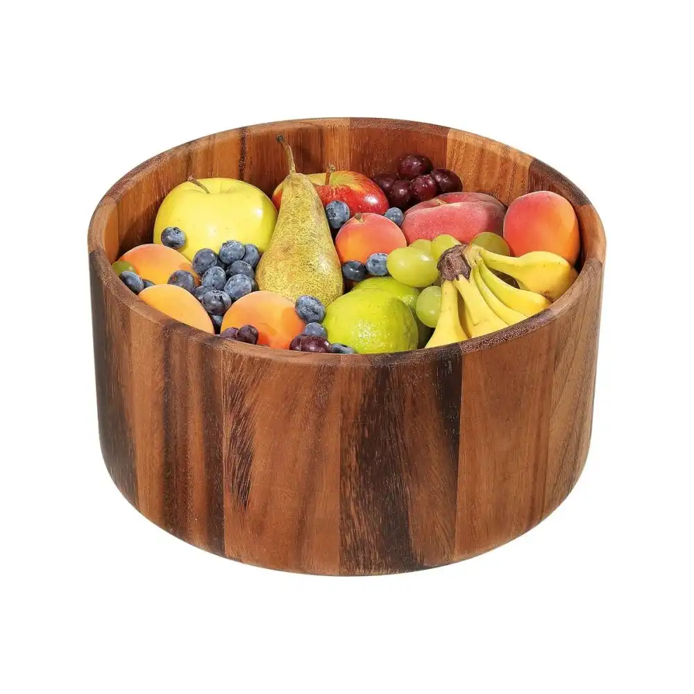 Alternative view of Zassenhaus Acacia Wood 11.8" Salad Bowl