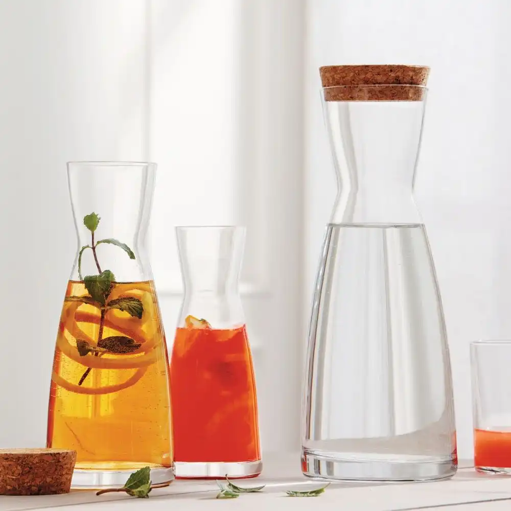 Alternative view of Bormioli Rocco Ypsilon Cork Top Carafe | 33.75oz (1L)