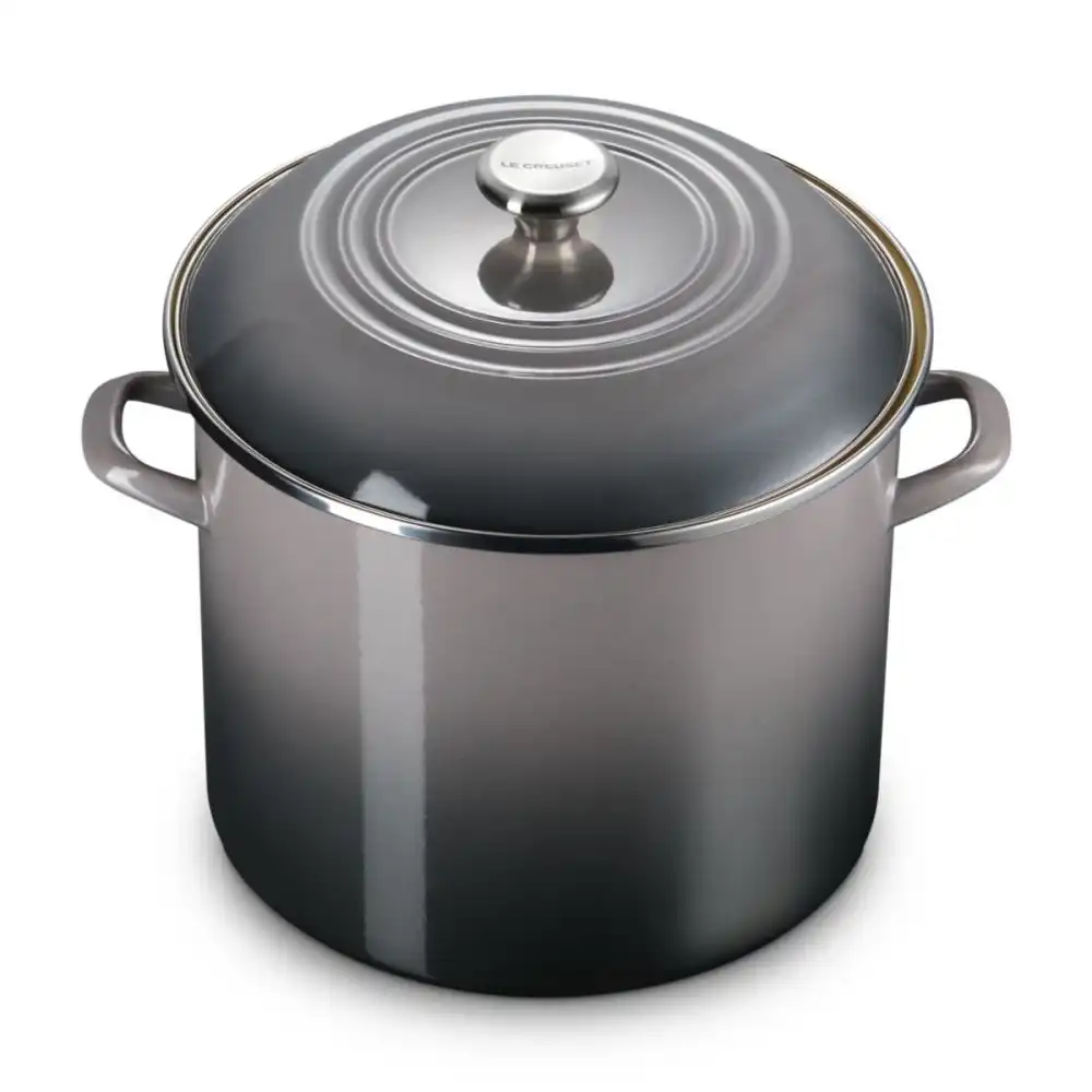 Le Creuset 16 Qt. Enamel On Steel Stockpot with Stainless Steel Knob | Oyster