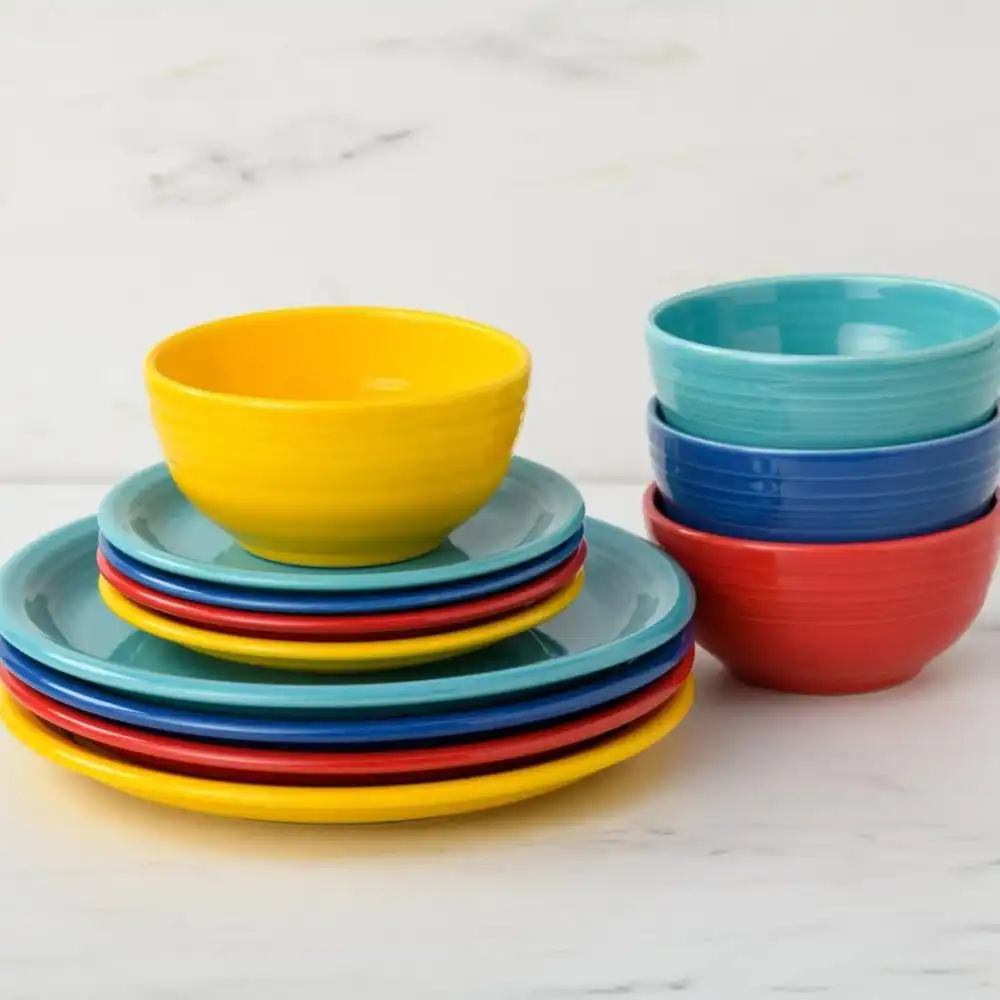 Alternative view of Fiesta® 12-Piece Bistro Coupe Dinnerware Set (Service for 4) | Vibrant