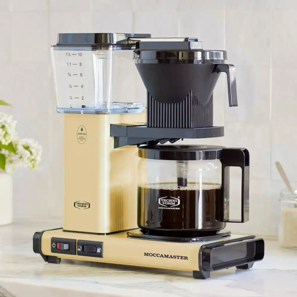 Alternative view of Moccamaster KBGV Automatic Drip Stop Coffee Maker (40 oz Glass Carafe) | Butter Yellow