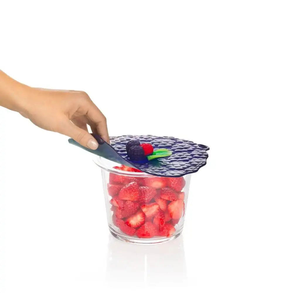 Alternative view of Charles Viancin Blackberry Silicone Lid | 8"