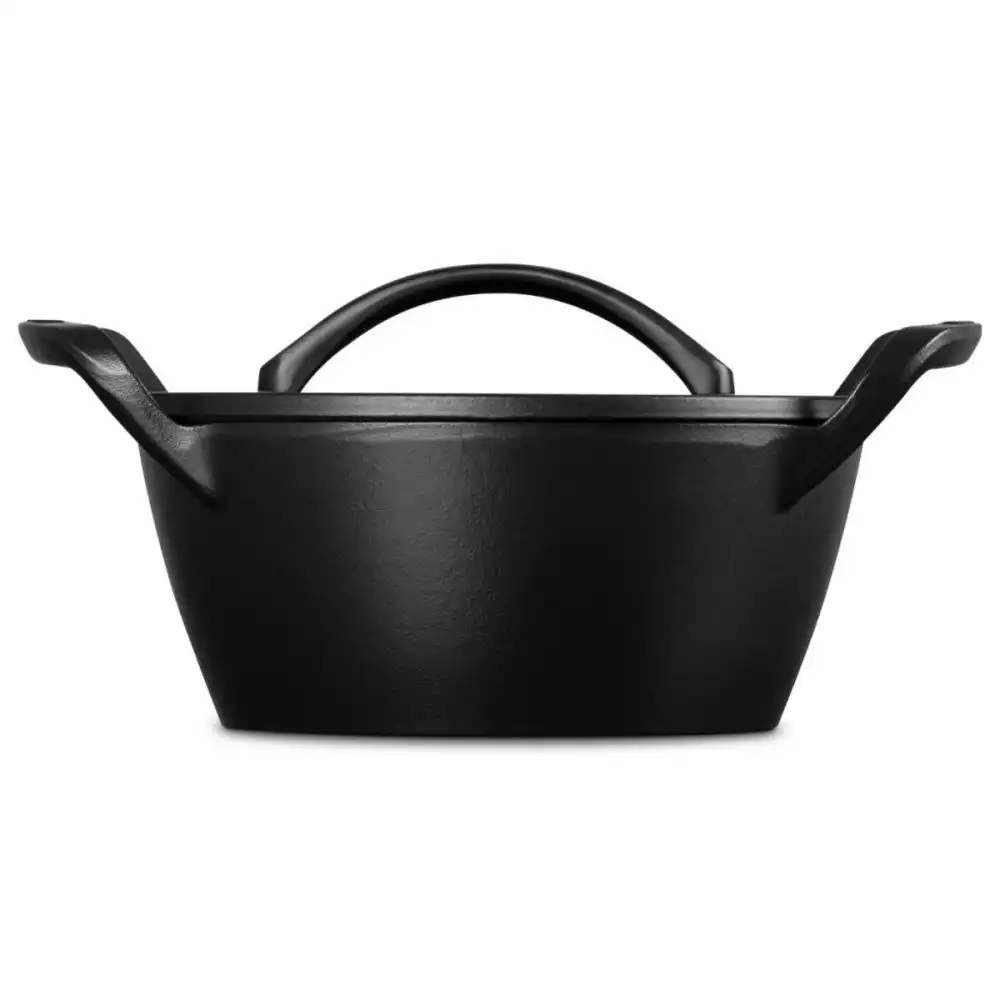Alternative view of Le Creuset Alpine Collection 4.25 Qt. Round Dutch Oven | Matte Black
