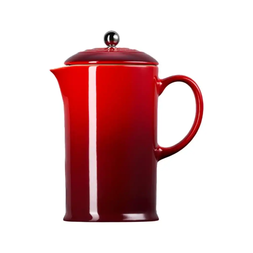 Alternative view of Le Creuset 34oz Stoneware Ceramic French Press | Cerise