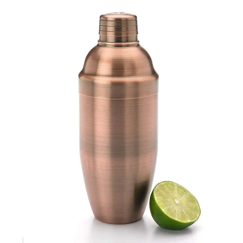Alternative view of Mercer Barfly 3-Piece Japanese-Style Cocktail Shaker Set | Antique Copper
