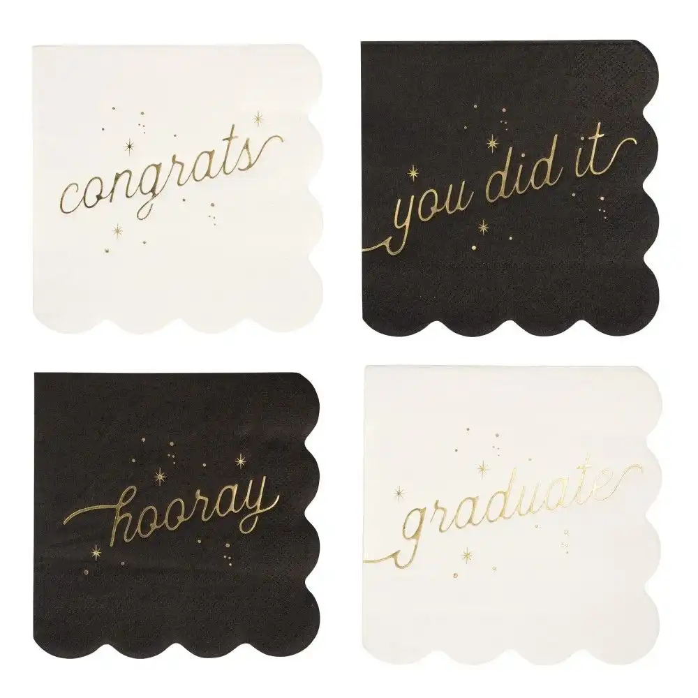 My Mind's Eye Well Wishes Cocktail Napkin Set | 16-Piece