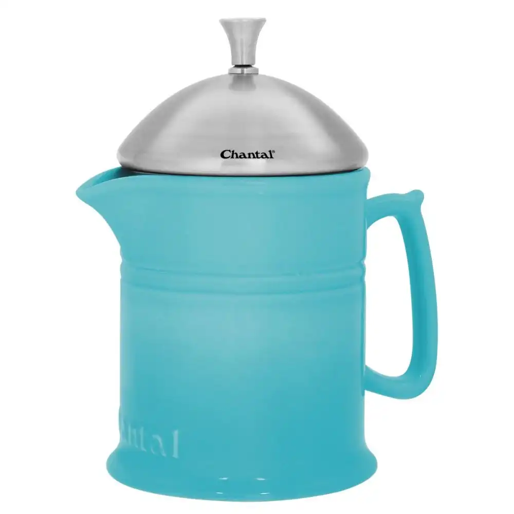 Chantal 16oz Ceramic French Press | Aqua