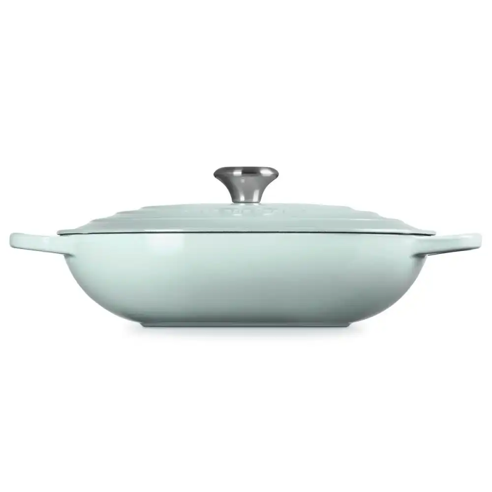 Alternative view of Le Creuset Signature 3.75 Qt. Oval Casserole | Sea Salt