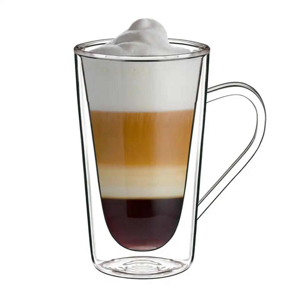 Alternative view of Luigi Bormioli Thermic Double Wall Hot Drink Glass Mugs (Set of 2) | 14oz