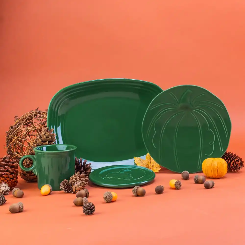 Alternative view of Fiesta® 11.75" Rectangular Platter | Jade