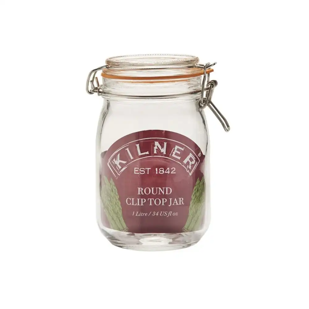 Alternative view of Kilner Swing Top Round Glass Jar | 1L