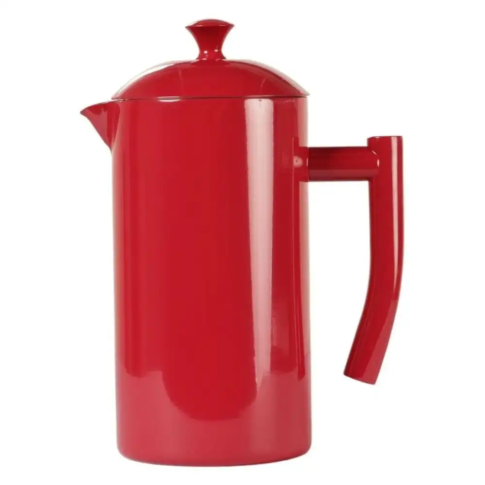 Frieling 34oz Stainless Steel French Press | Shiraz Red
