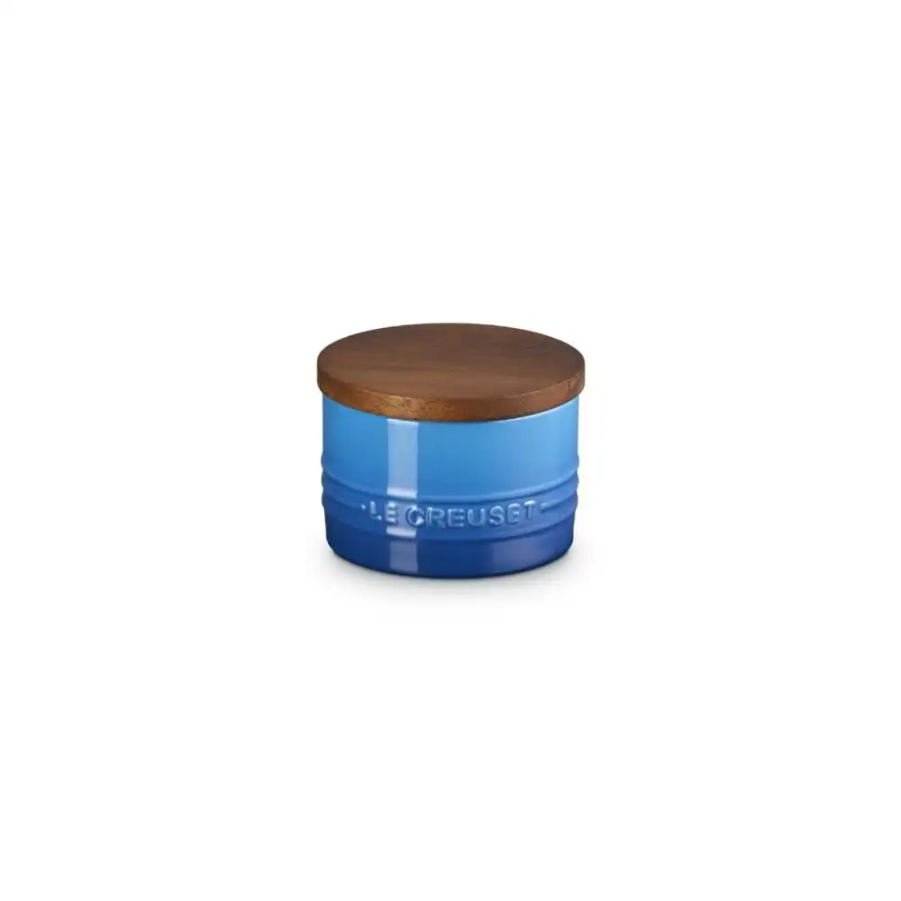 Le Creuset Signature 7oz Salt Cellar with Wood Lid | Marseille