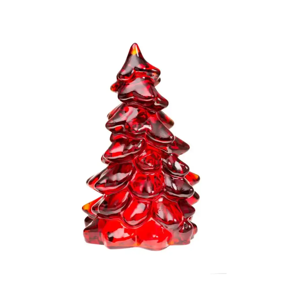Mosser Glass Holiday Collection 2.75" Tree Figurine | Red