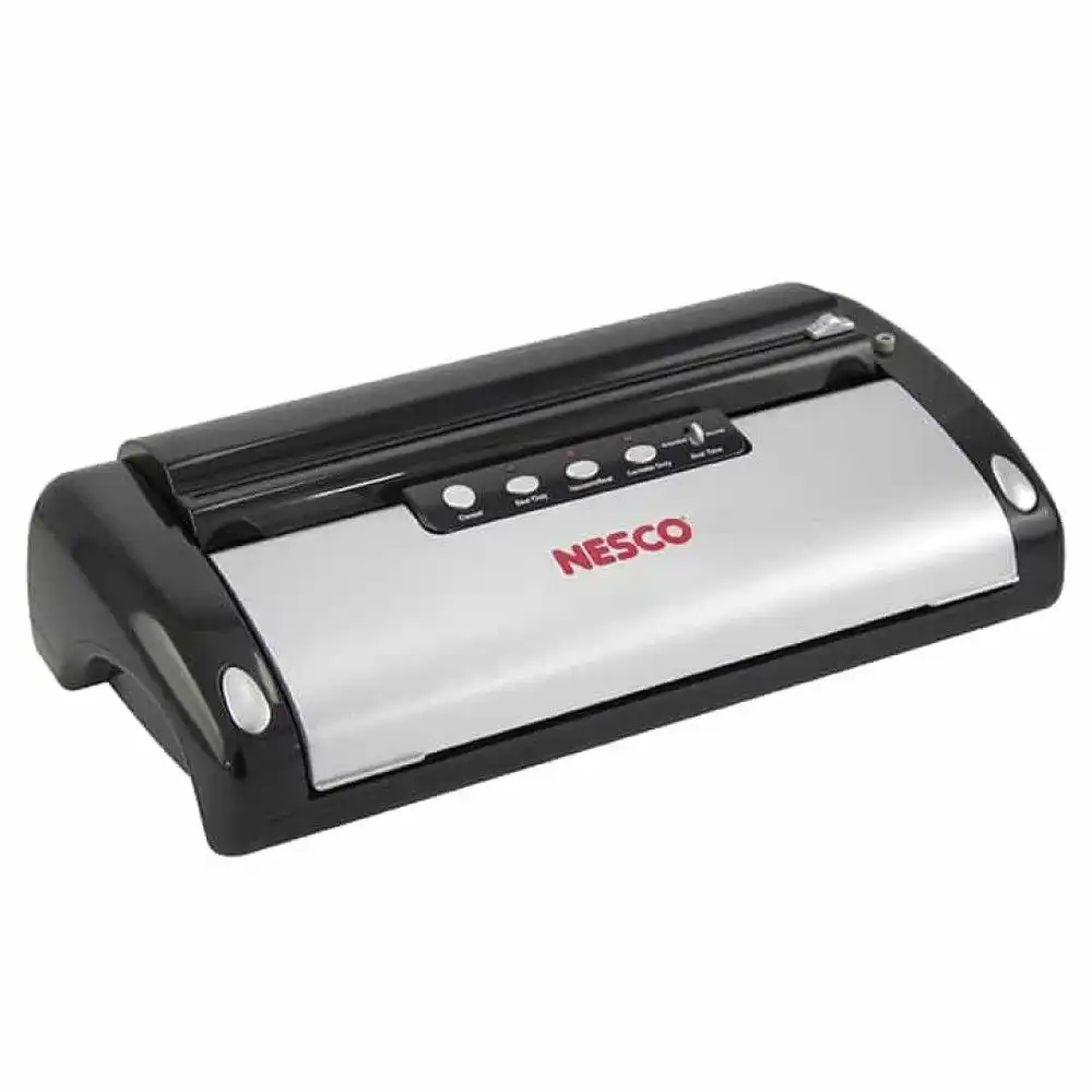 NESCO VS-02 Food Vacuum Sealer + Storage Bags | Black
