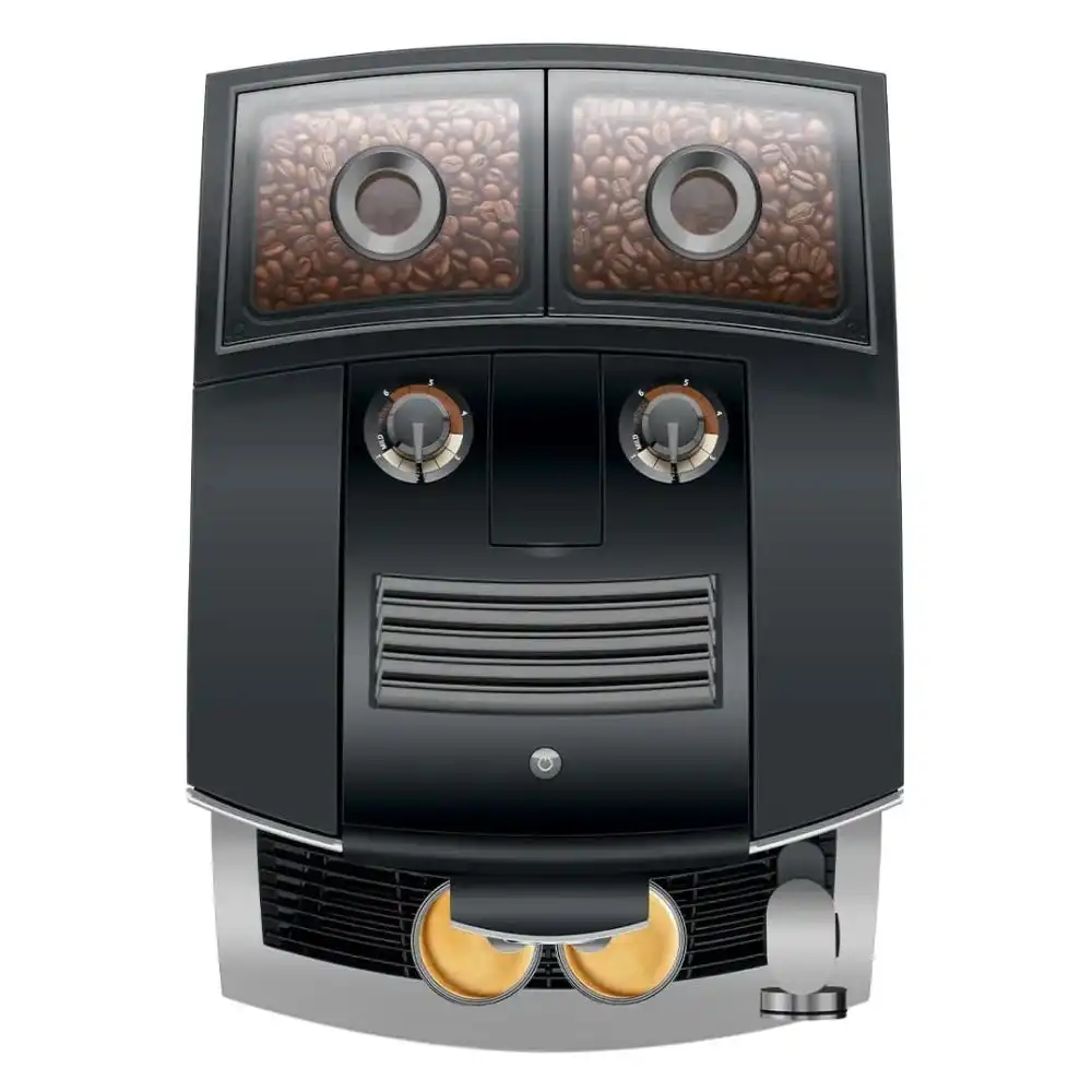 Alternative view of Jura J10 Twin Automatic Coffee Machine | Diamond Oynx