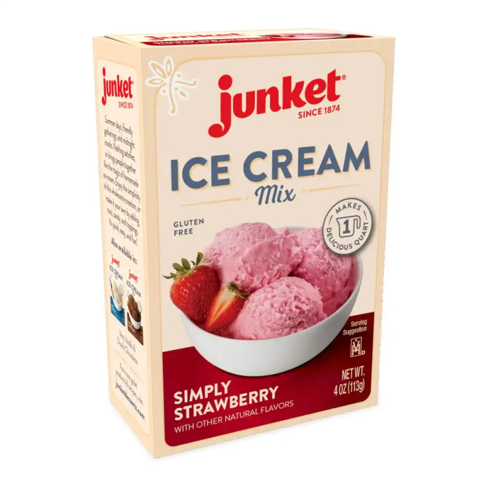 Junket  Ice Cream Mix | Strawberry
