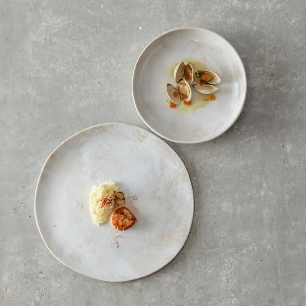 Alternative view of Fortessa Cloud Terre Collection No. 2 Mateus 7.25" Side Plate | White