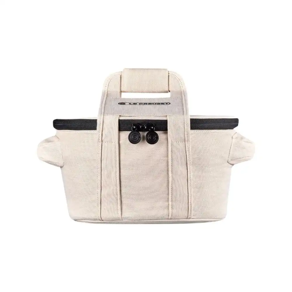 Alternative view of Le Creuset Large Round Dutch Oven Tote Bag (Ecru) | For 7.25 Qt. & 9 Qt. Le Creuset Round Dutch Ovens