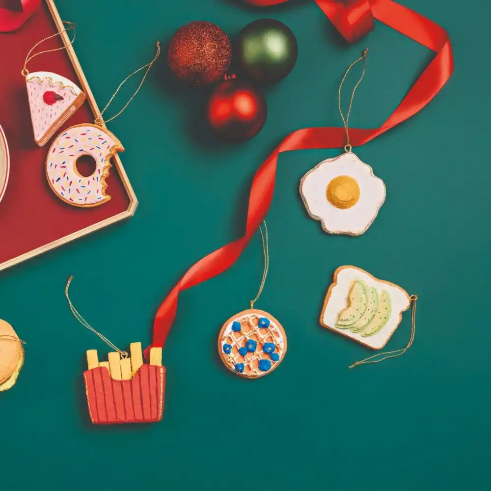 Alternative view of Danica Jubilee Christmas Brunch Club Mache Ornament | Assorted Styles