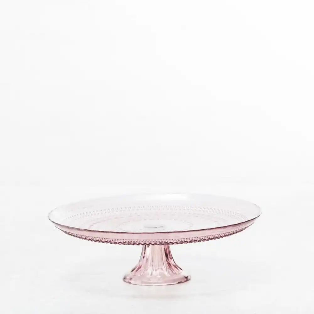 Alternative view of Fortessa Jupiter 13" Cake Stand | Pink